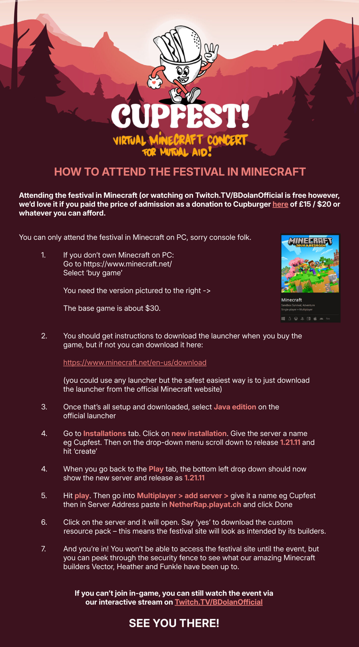 How to access the festival guide