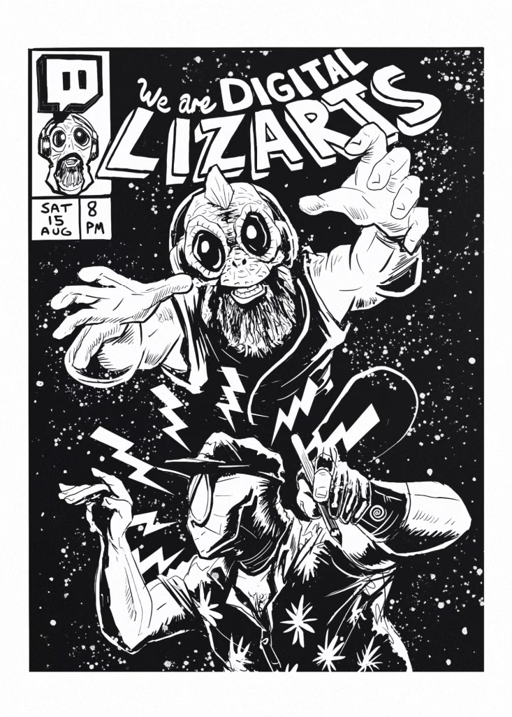 We are Digital Lizarts poster