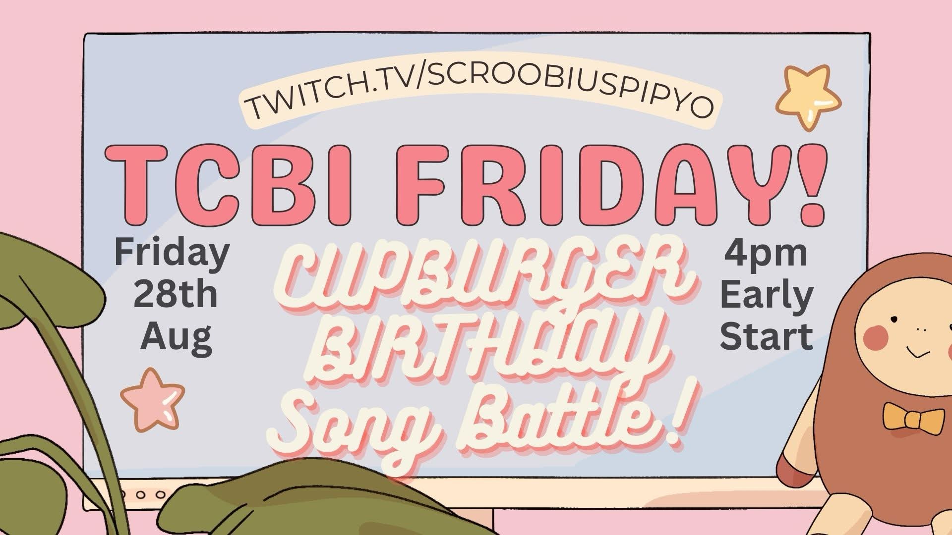 TCBI Friday poster