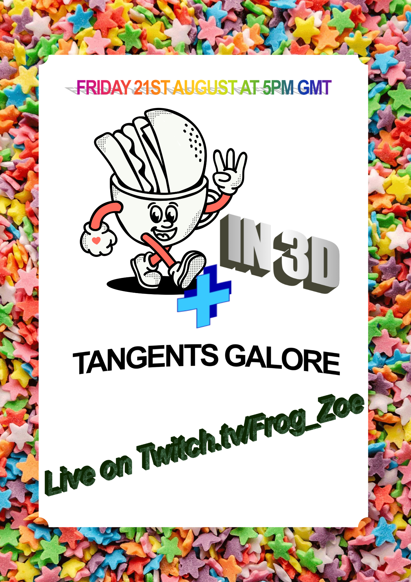 Poster for the Frog_Zoe Cuppy in 3D stream