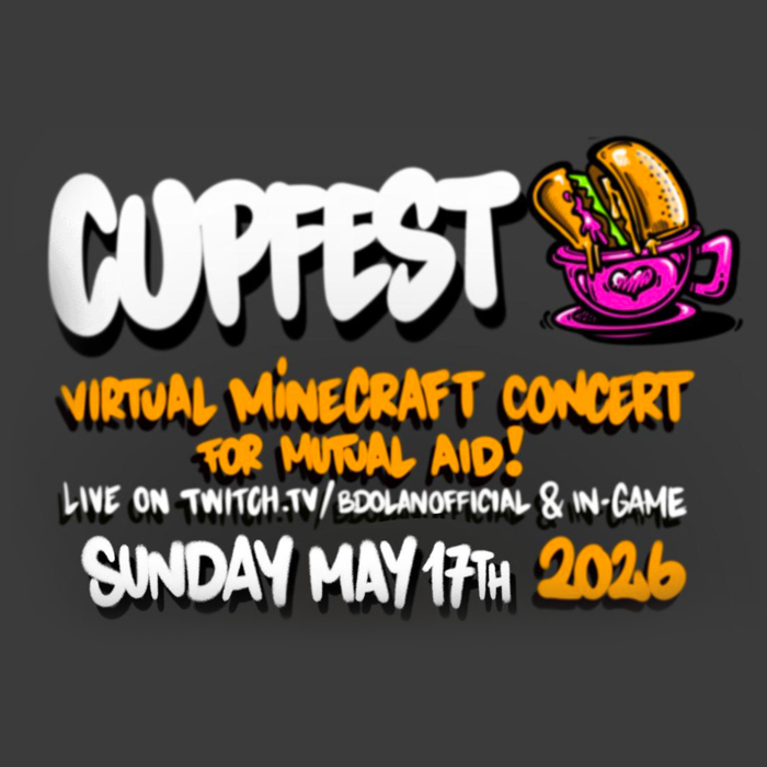 Cupfest - Virtual Minecraft Concert for Mutual Aid